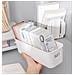 Vassoi Organizer Per Cassetti, Contenitori Portaoggetti In Plastica Per Scrivania, Bagno, Cucina   3 Pack - Foto miniatura 4