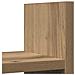 Organizzatore da scrivania quercia artigianale 34.5x15.5x35.5 cm legno - Foto miniatura 8