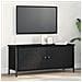 TV Stand in Rovere Nero Rovere Nero Truciolato, Metallo - Foto miniatura 2