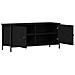 TV Stand in Rovere Nero Rovere Nero Truciolato, Metallo - Foto miniatura 5