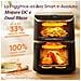 FRIGGITRICE AD ARIA Turbo Tower Pro Smart, 2630W, 10,8 Litri con Rivestimento Ceramico, Doppia Resistenza, Cottura a 3 Livelli, 7 Funzioni, 2 Motori DC, Wifi e Connessione APP - Foto miniatura 8