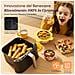 FRIGGITRICE AD ARIA Turbo Tower Pro Smart, 2630W, 10,8 Litri con Rivestimento Ceramico, Doppia Resistenza, Cottura a 3 Livelli, 7 Funzioni, 2 Motori DC, Wifi e Connessione APP - Foto miniatura 12