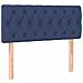 Giroletto a Molle con Materasso Blu 120x190 cm in Tessuto - Foto miniatura 7