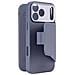 Custodia Magsafe Per Iphone 17 Pro Max In Silicone Testurizzato Antiurto Antisporco, Blu - Foto miniatura 3