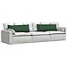 Cuscini da Divano 2 pcs Verde Scuro 120 x 40 cm - Foto miniatura 3