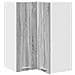 Armadio pensile Riga Grigio Sonoma e Bianco 57 x 57 x 80 cm - Foto miniatura 1