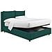Oncino - Letto Singolo Sfoderabile, Verde Petrolio - Foto miniatura 2