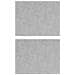 Dischi Quadrati 2 pcs Argento 50 x 40 cm Alluminio - Foto miniatura 1