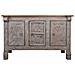 Credenza In Legno Marrone 124x47x76 - Foto miniatura 3