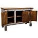 Credenza In Legno Marrone 124x47x76 - Foto miniatura 4