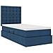 Letto con contenitore e LED con led Blu 100 x 200 cm Poliestere - Foto miniatura 6