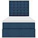 Letto con contenitore e LED con led Blu 100 x 200 cm Poliestere - Foto miniatura 8