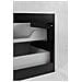 | Mobile sottolavabo 120 cm - Noir Mat - Mobili bagno - Mobili bagno - Mobile sottolavabo - Piano di lavoro marrone - Foto miniatura 2
