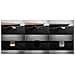 | Mobile sottolavabo 120 cm - Noir Mat - Mobili bagno - Mobili bagno - Mobile sottolavabo - Piano di lavoro marrone - Foto miniatura 8