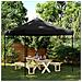 Tenda Party Nero 292 x 292 x 315 cm Tessuto Oxford - Foto miniatura 2