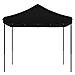 Tenda Party Nero 292 x 292 x 315 cm Tessuto Oxford - Foto miniatura 3