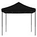 Tenda Party Nero 292 x 292 x 315 cm Tessuto Oxford - Foto miniatura 5