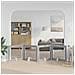 Cancello per cani con supporti 4 pcs Grigio Sonoma 100 x 80 cm - Foto miniatura 3