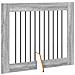 Cancello per cani con supporti 4 pcs Grigio Sonoma 100 x 80 cm - Foto miniatura 5