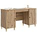Scrivania con lo scaffale Rovere Artigianale 142,5 x 50 x 75 cm - Foto miniatura 2
