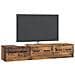 Mobile TV Legno antico 147 x 34,5 x 27 cm Legno ingegnerizzato - Foto miniatura 2