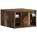 Mobiletto da notte a muro 2 pcs Rovere Fumo 49 x 34,5 x 20 cm - Foto miniatura 6