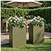 Vaso da giardino 2 pz Verde Oliva 50 x 40 x 75 cm - Foto miniatura 2