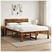 Letto matrimoniale con testiera ROSTOCK Naturale 152 x 203 cm - Foto miniatura 3