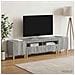 Mobile TV LED a 5 pezzi Sonoma grigio Legno ingegnerizzato - Foto miniatura 6