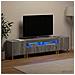 Mobile TV LED a 5 pezzi Sonoma grigio Legno ingegnerizzato - Foto miniatura 9