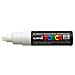 pz. 1 Marcatore Uni Posca a scalpello bianco M PC8K BI - Foto miniatura 1