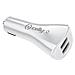 Caricabatterie da Auto USB 2.0 12/24V da 2.1A Colore Bianco - Foto miniatura 1