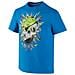T-shirt Ragazzo Gfa Skull Tee Xl Azzurro - Foto miniatura 1