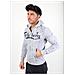 Felpa Full Zip Cappuccio Spruzzata Grigio Fantasia Xl - Foto miniatura 2