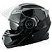 Casco Modulare Apribile Moto Touring Sport Visiera Parasole Nero Xl - Foto miniatura 3
