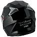 Casco Modulare Apribile Moto Touring Sport Visiera Parasole Nero Xl - Foto miniatura 4