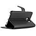 Custodia Compatibile Con Samsung Galaxy S6 Edge In Nero Carbone - Coperchio Protettiva Con Chiusura Magnetica, Funzione Stand E Tasca Per Le Carte - Foto miniatura 5