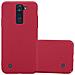 Custodia Compatibile Con Lg K8 2016 In Frosty Rosso - Hard Case Coperchio Protettivo In Frosted Look Contro I Graffi E Gli Urti - Foto miniatura 1