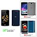 Custodia Compatibile Con Lg K8 2016 In Frosty Rosso - Hard Case Coperchio Protettivo In Frosted Look Contro I Graffi E Gli Urti - Foto miniatura 2