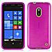 Custodia Compatibile Con Nokia Lumia 620 In Rosa - Coperchio Protettivo In Silicone Tpu Flessibile Con Design Spazzolato - Foto miniatura 1