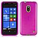Custodia Compatibile Con Nokia Lumia 620 In Rosa - Coperchio Protettivo In Silicone Tpu Flessibile Con Design Spazzolato - Foto miniatura 3