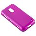 Custodia Compatibile Con Nokia Lumia 620 In Rosa - Coperchio Protettivo In Silicone Tpu Flessibile Con Design Spazzolato - Foto miniatura 4