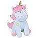 023755 Unicorno Peluche + / 24 Centimetri Musicale E Luminosa Bianco Rosa - Foto miniatura 2
