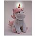 023755 Unicorno Peluche + / 24 Centimetri Musicale E Luminosa Bianco Rosa - Foto miniatura 1