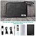 Elettronica Accessori Organizer Borsa Viaggi Organizzatore Del Cavo Bag Universal Carry Viaggio Gadget Bag Per Il Cavo Usb Drive Sd Card Caricabatteria Disco Rigido (nero)  - Foto miniatura 3