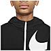 Tuta Da Ragazzo Swoosh Nera Taglia M Codice Dd8637-010 - Foto miniatura 3