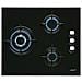 Piano Cottura CIB 6021 BK a Gas 3 Fuochi Gas Colore Nero - Foto miniatura 1