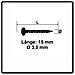 Power-fast Ii Fpf Ii Viti Per Legno 3,5x15 Mm, 200 Pz. (670098) Testa Tonda, Torx, Filettatura Completa, Zincate, Passivato Blu - Foto miniatura 1