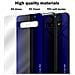 Custodia Compatibile Con Samsung Galaxy S10 Plus - Ottica A Strisce In Cobalto Viola - Coperchio Protettivo In Vetro Temperato E Silicone Tpu - Foto miniatura 6