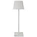 Lampada Da Tavolo Led Ricaricabile Bianca 38 Cm K-light Bianco - Foto miniatura 4